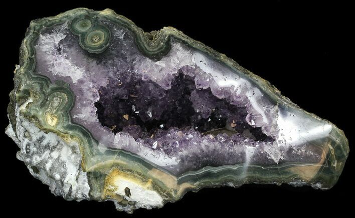 Amethyst Crystal Geode - Uruguay #37729
